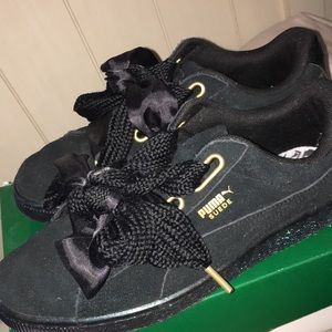 Puma Suede Heart Satin Shoes